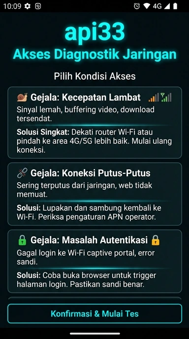 Tampilan link alternatif api33