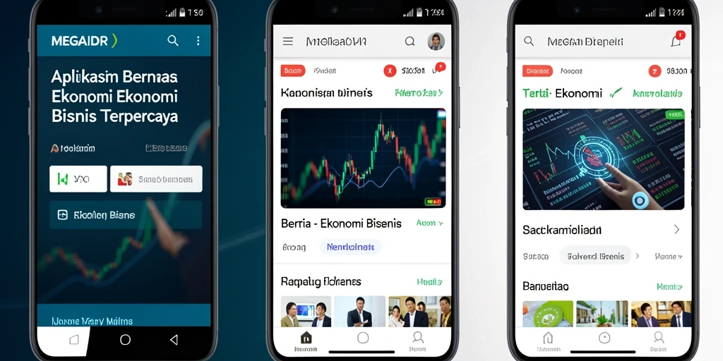 Antarmuka aplikasi MEGAIDR yang informatif dan mudah digunakan.