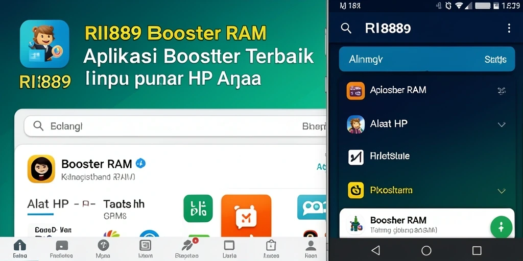 Antarmuka pengguna RI889 yang intuitif dan sederhana.